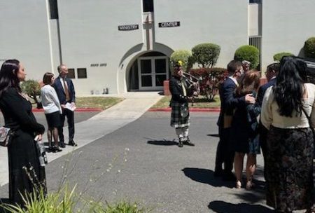 St. Philips Catholic Traditional Scottish Bagpiper Near ME