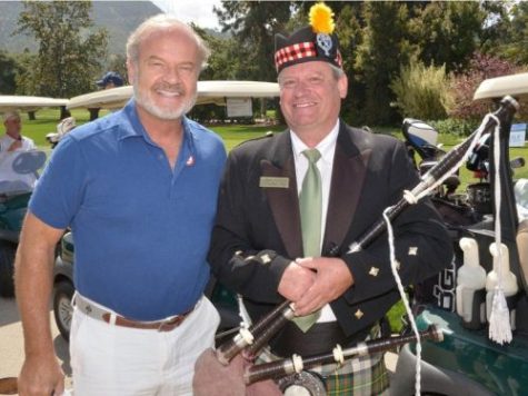Kelsey Grammar Bagpipe Player