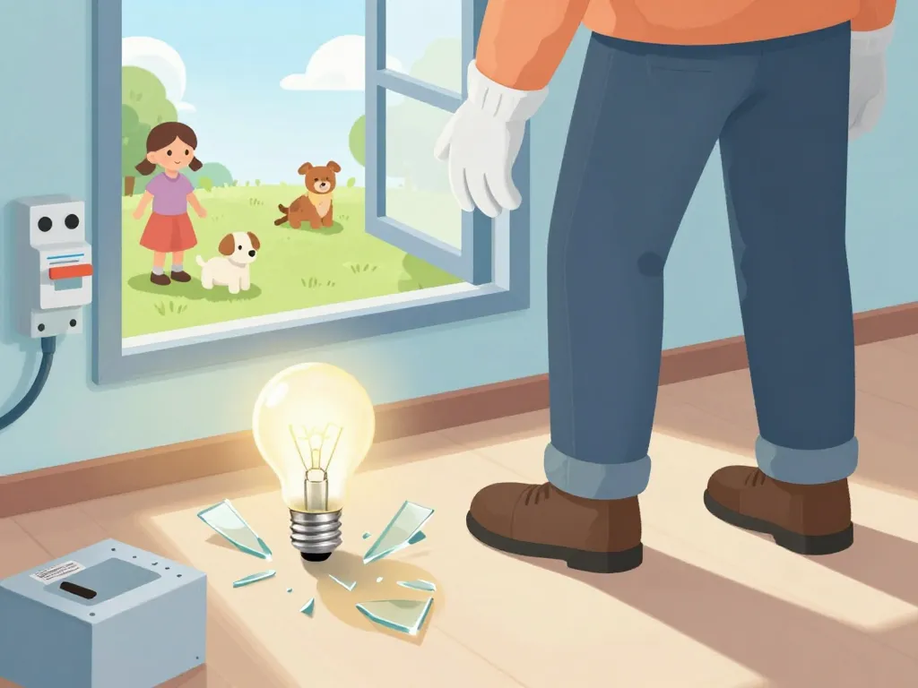 sécurité ampoule explose gestes à adopter