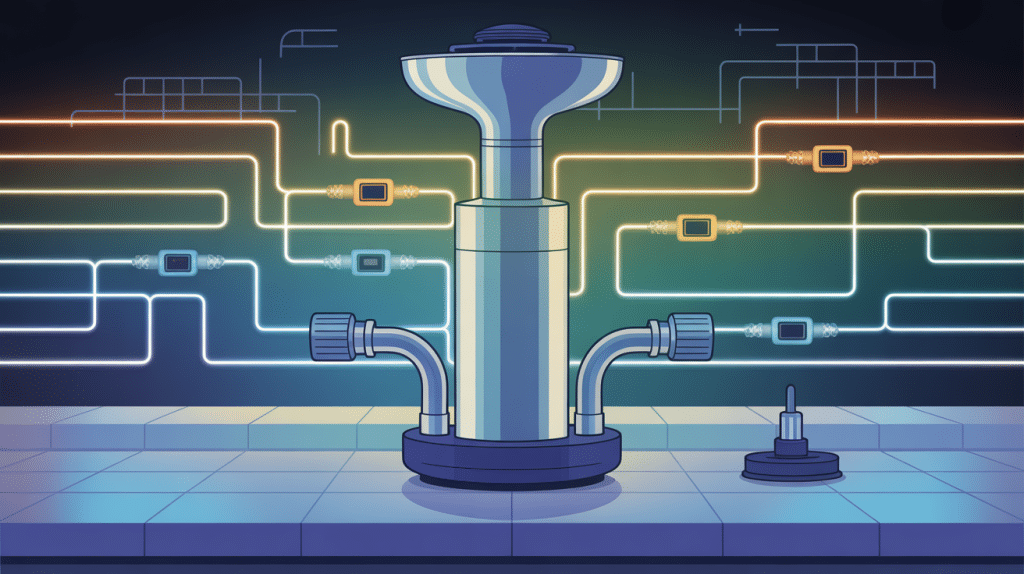 illustration chauffe eau triphasé avec tableau électrique