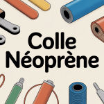 Illustration colle néoprène et usages variés