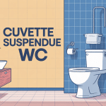 illustration cuvette suspendu wc design avantages