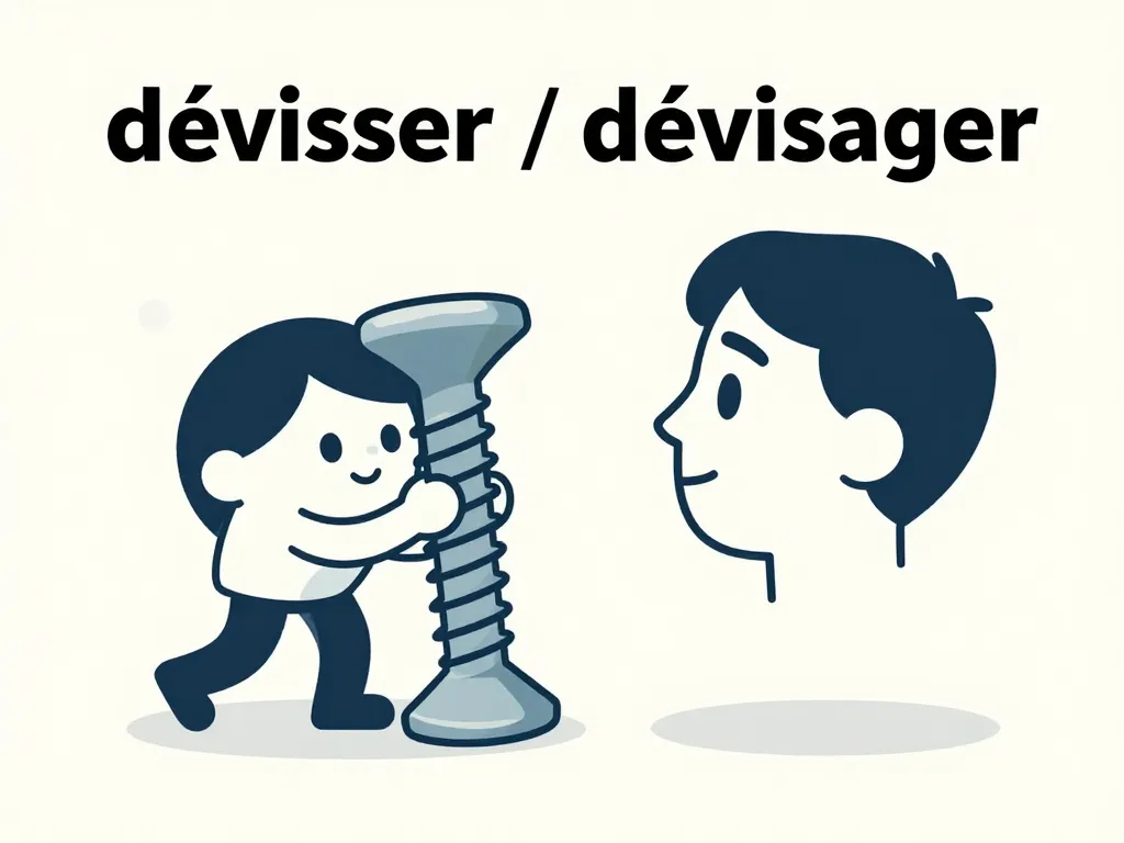 dévisser sens image confusion expressions erreurs