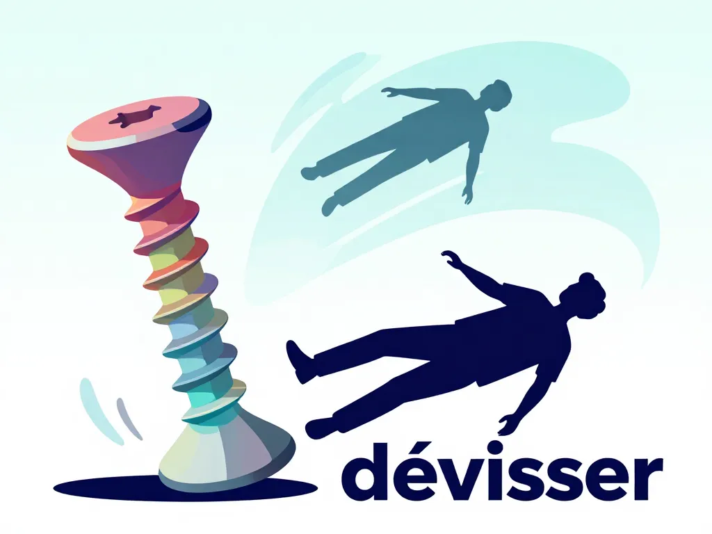dévisser sens image symbolique mécanique chute psychologie
