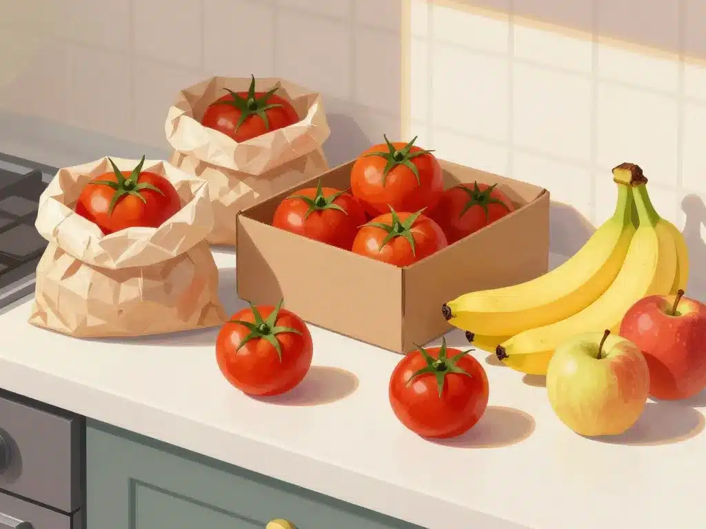 techniques faire murir des tomates à l'intérieur maison