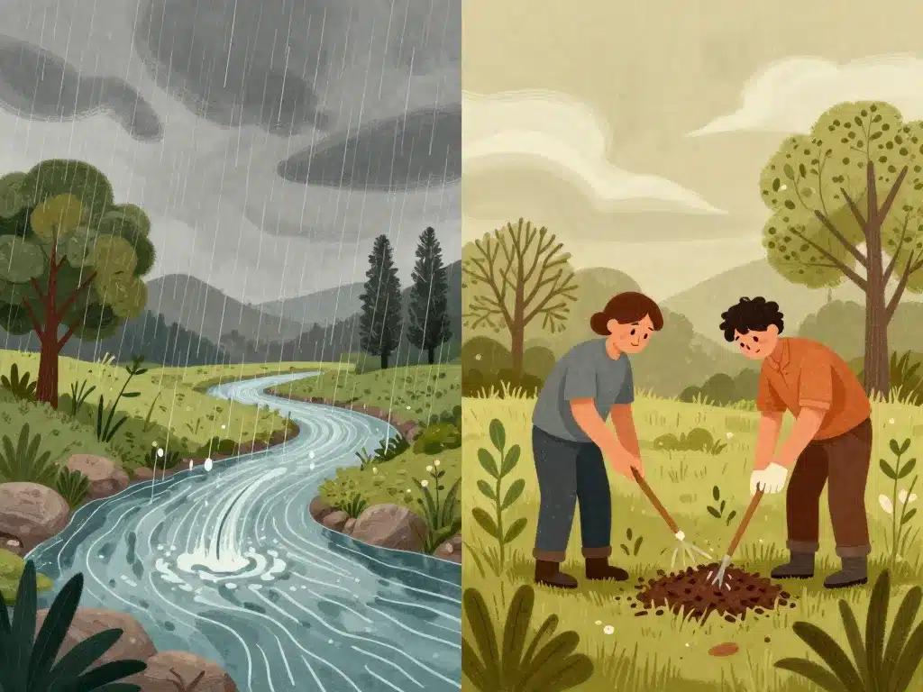 peut on mettre du désherbant quand il pleut pollution alternatives