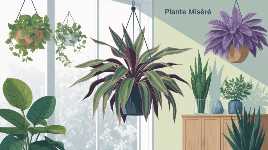 plante misère porte malheur déco intérieure varieties tradescantia