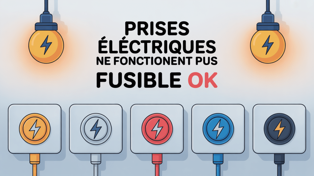 prises électriques ne fonctionnent plus pourtant fusible ok illustration globale