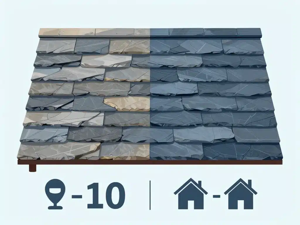 comparatif prix des ardoises au m2 naturelle synthétique