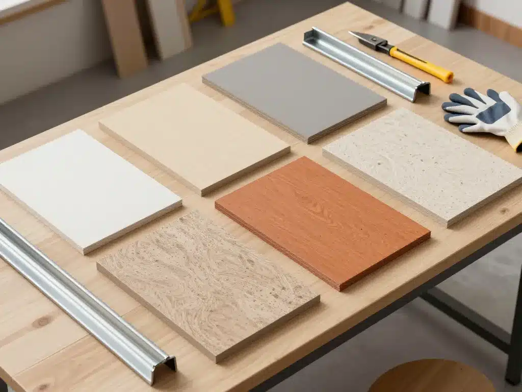 prix placo et rail comparaison types de plaques et rails