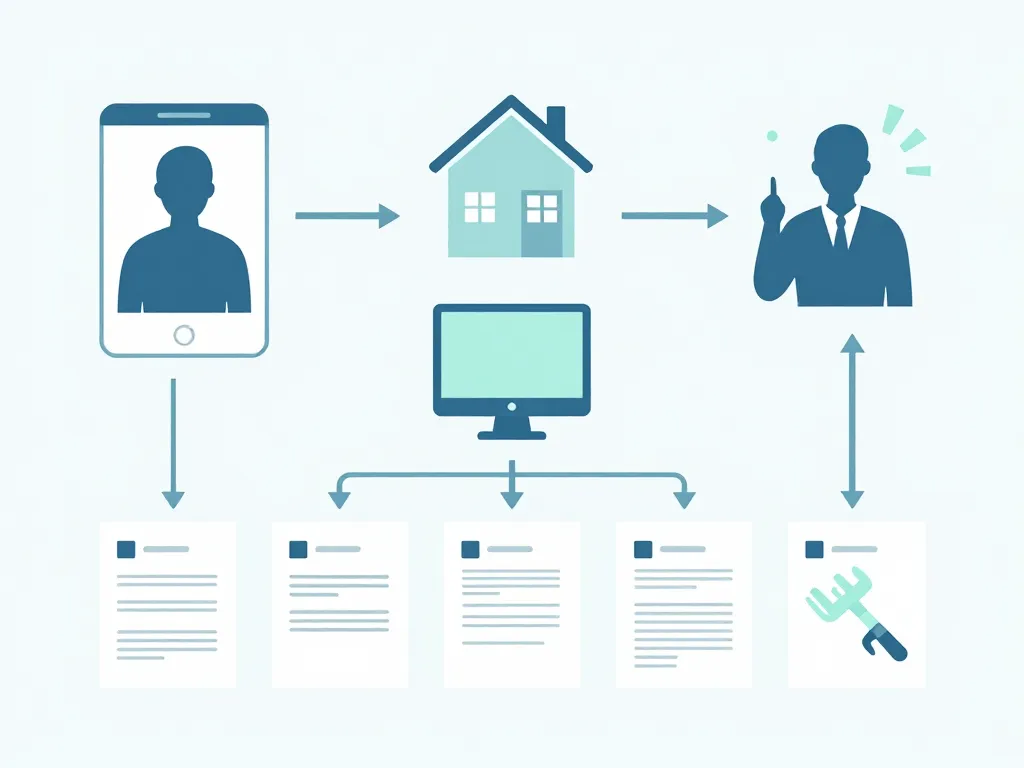 Schéma fonctionnement travauxmaker.fr 5 devis