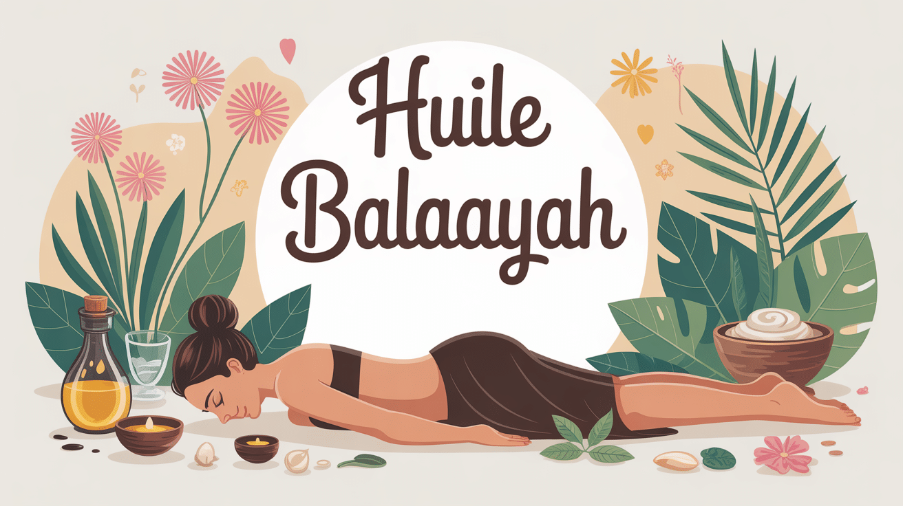 huile balaayah avis illustration rituel ayurvédique