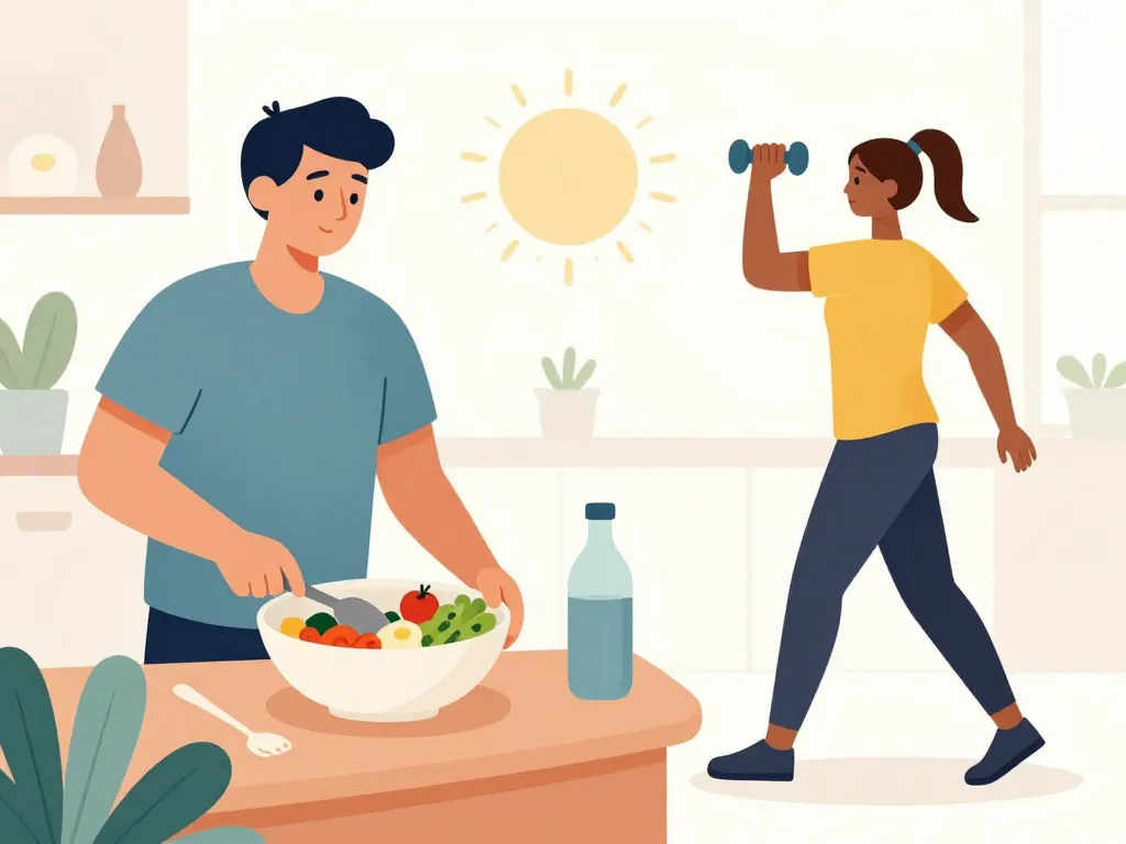 scène adultes alimentation sport métabolisme après 50 ans