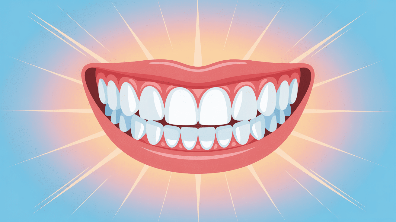 WeSmile avis bouche souriante blanchiment à domicile illustration