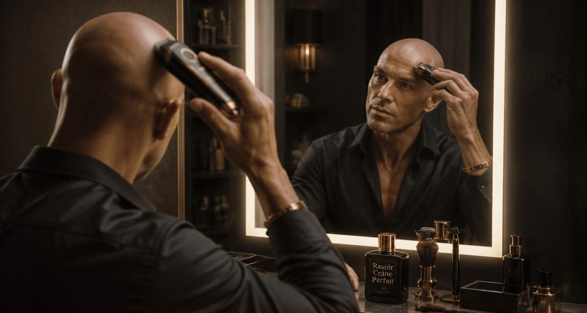 Meilleur rasoir pour crâne chauve homme élégant