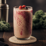 smoothie proteine pour maigrir verre baies chia
