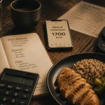 Être en deficit calorique : table repas, calcul 300 kcal