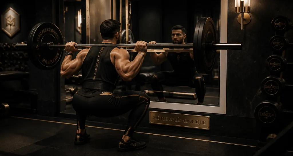 métabolisme et musculation squat homme