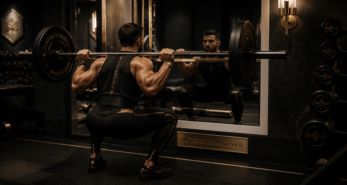 métabolisme et musculation squat homme