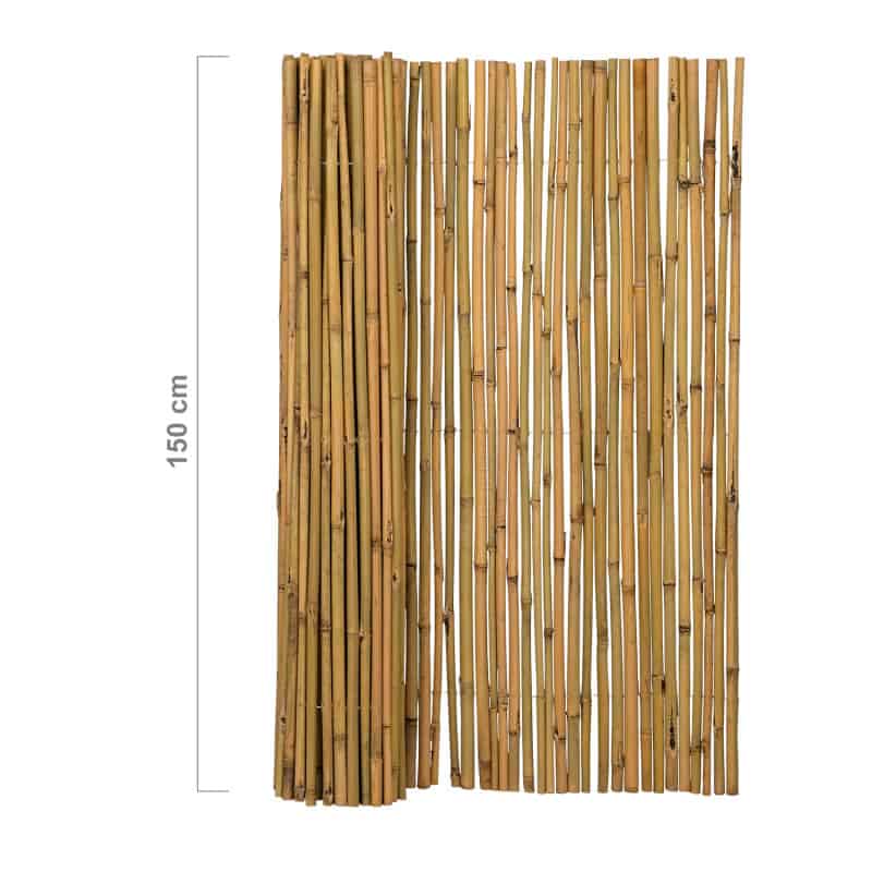 Bamboemat op Rol Budget naturel 180 x 150 cm