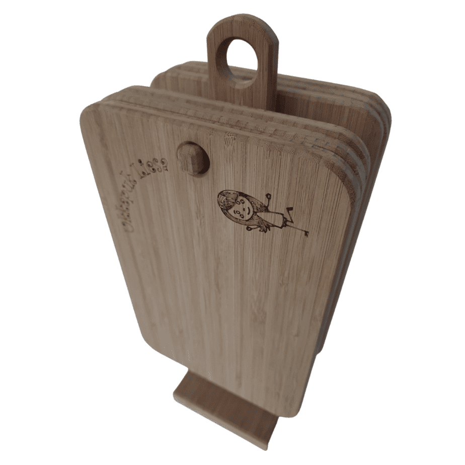 Broodplank - set van 6 - Bamboe Belgie