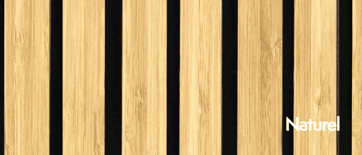 bamboe akoestische wandpanelen naturel - Bamboe België