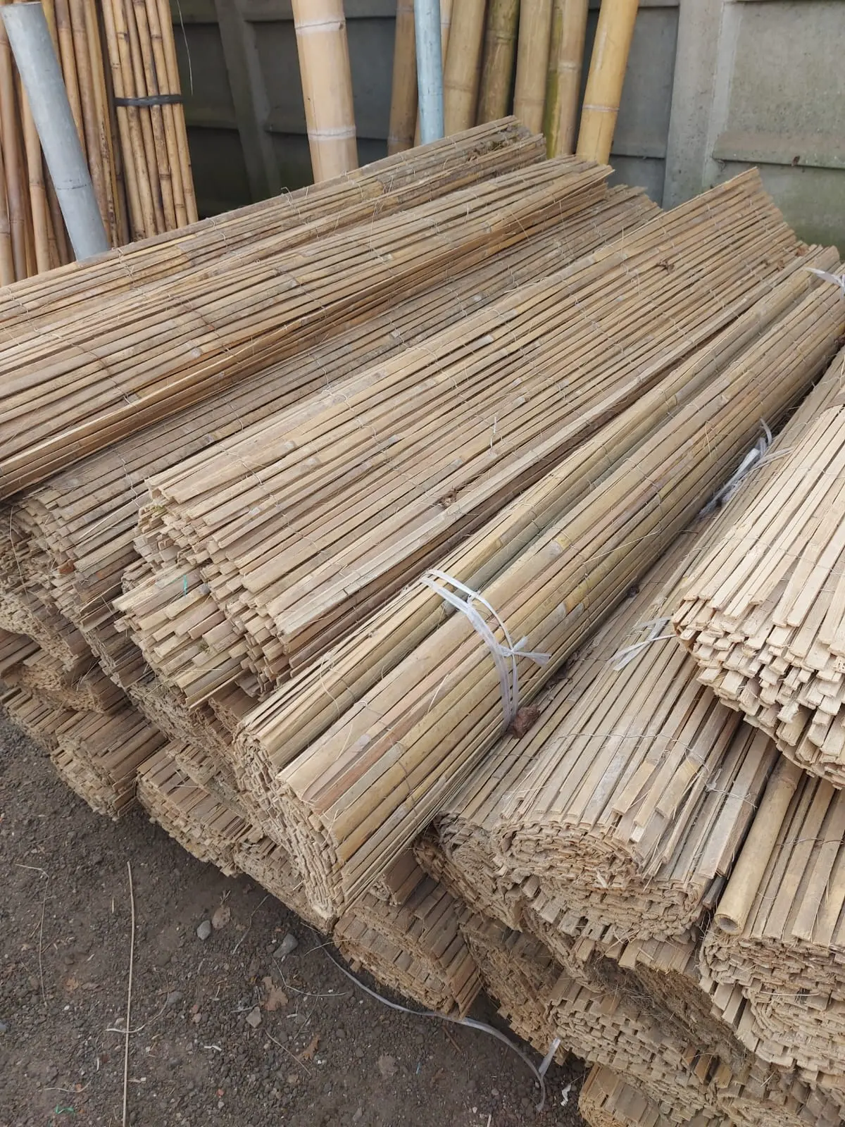 2de keuze - Gespleten Bamboemat op Rol 300 x 180 cm - Afbeelding 2