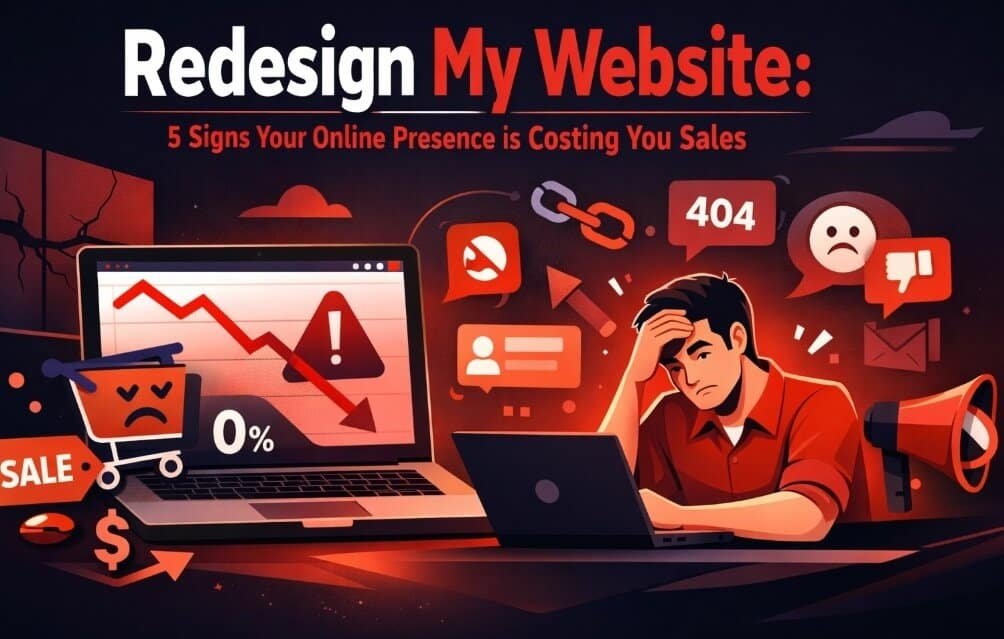 5 signs to redesign your website