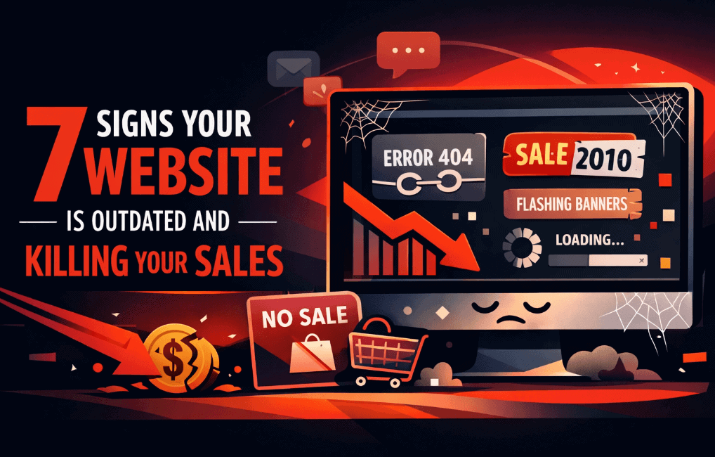 7 signs of an outdated website