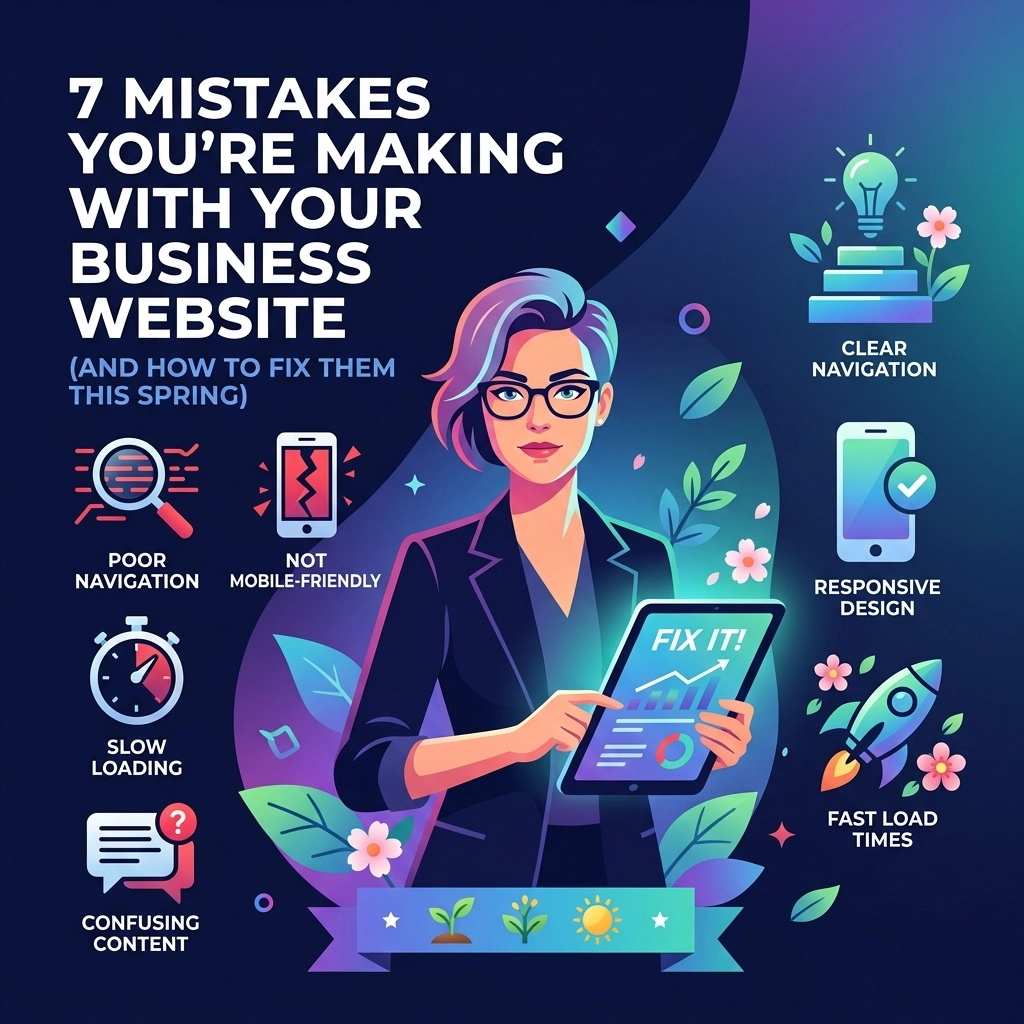 7 business website mistakes