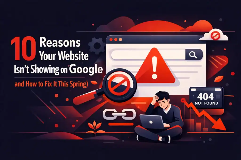 10 reasons websites not showing on Google