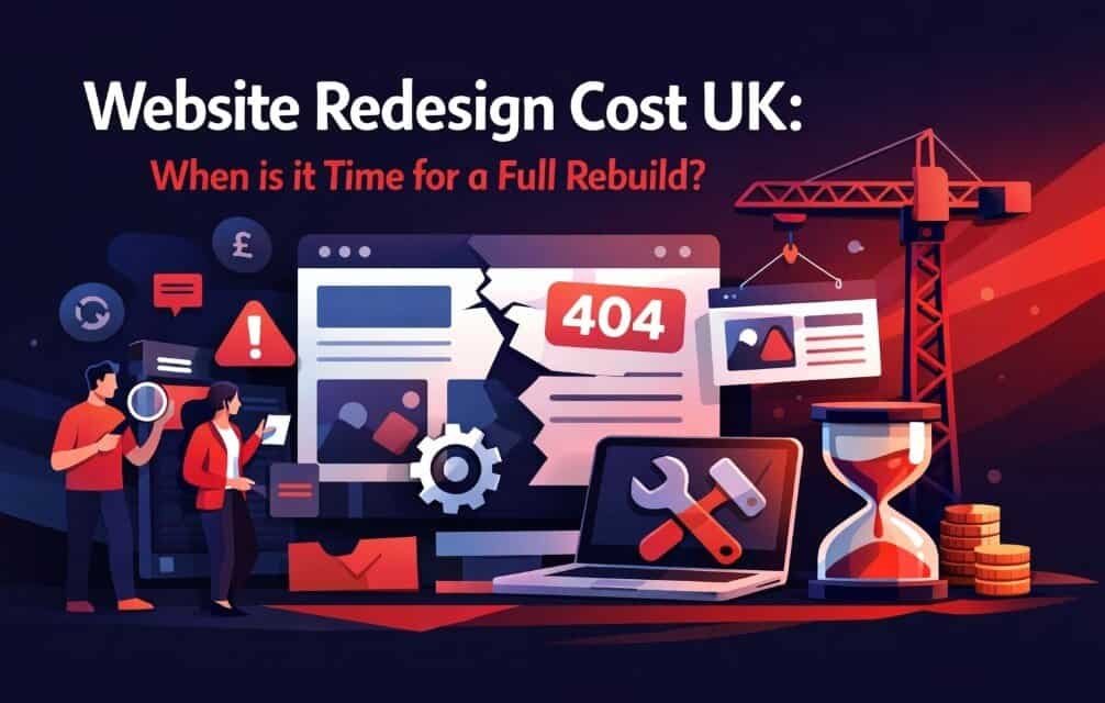 website redesign cost uk