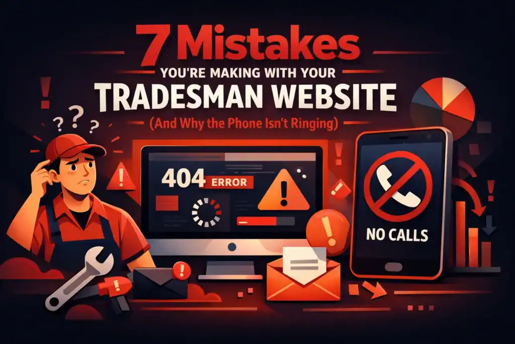 tradesman website 7 mistakes