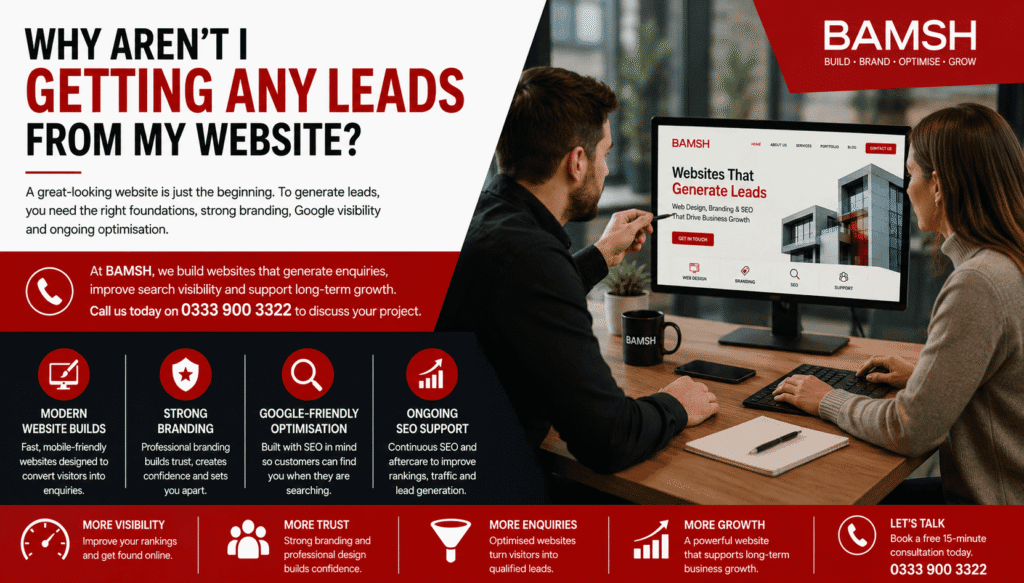 BAMSH website lead generation
