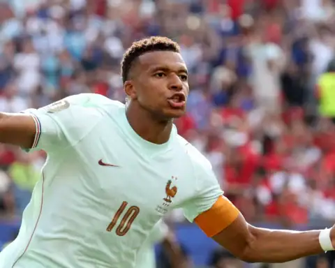 Mbappé celebra su gol en Francia vs Marruecos, cuartos del Mundial 2026