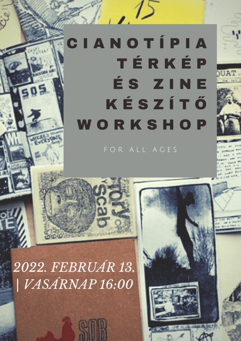 Cianotípia térkép és zine készítő workshop