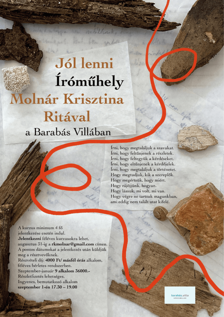JÓL LENNI – ÍRÓMŰHELY