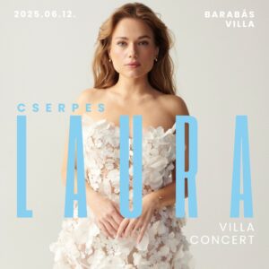 Egy hangulatos este a Barabás Villa mesés kertjében Cserpes Laurával