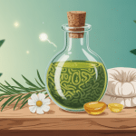 cataplasme argile verte gaultherie sur table ingrédients