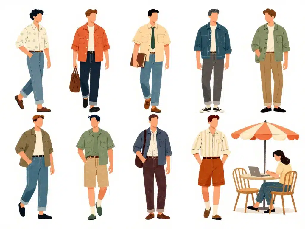 chemise retro homme idées looks modernes