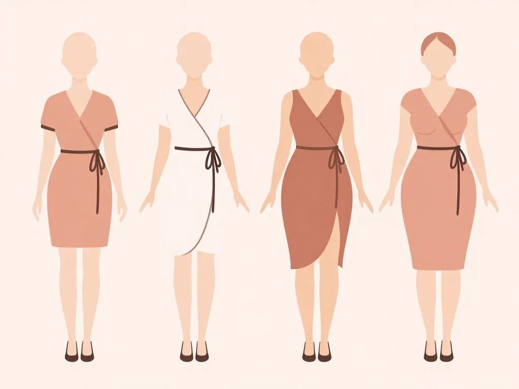 ma boheme robe portefeuille schéma silhouettes morphologies