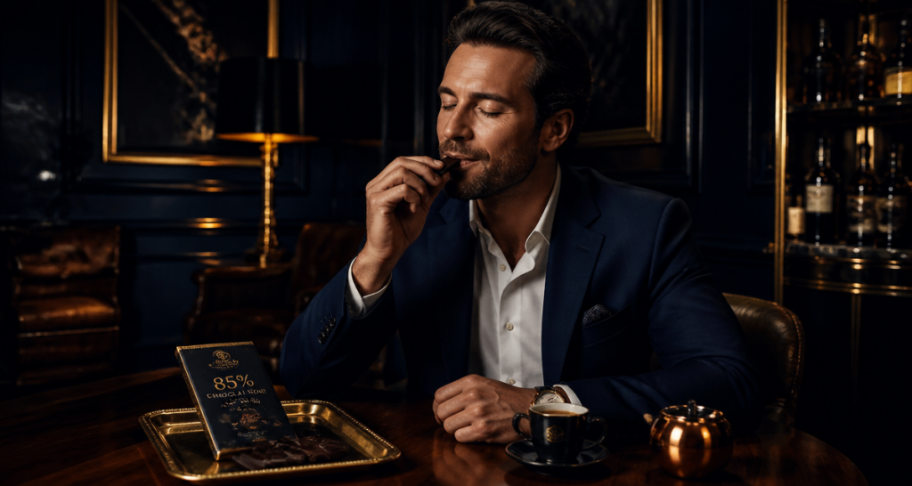 chocolat noir bienfaits et mefaits dégustation élégante