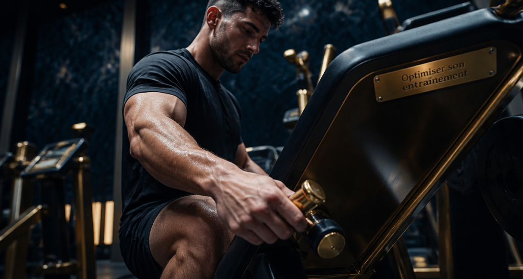 machine en salle de sport presse à cuisses homme