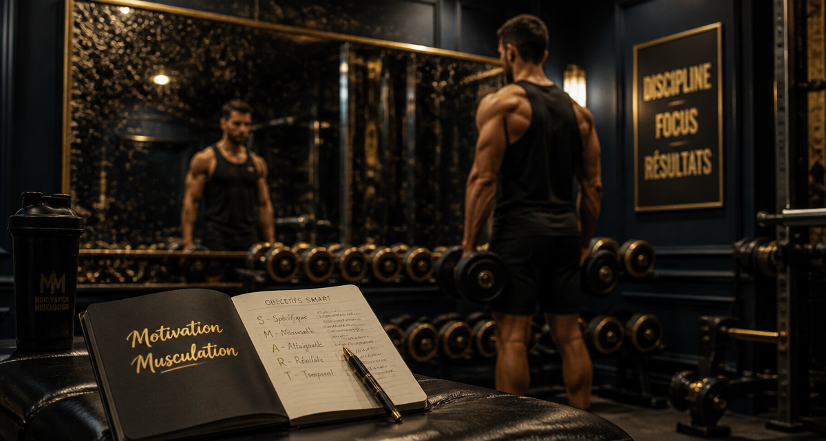 motivation musculation homme carnet salle
