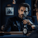 Ovale du visage avant après homme barbershop