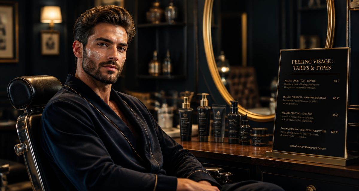peeling visage prix homme élégant salon