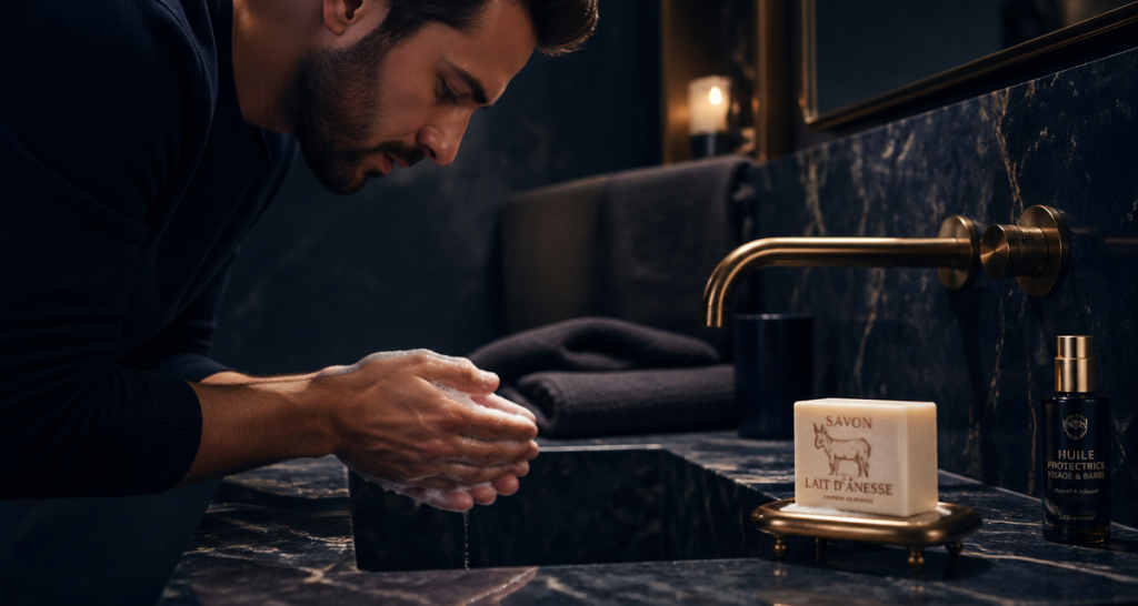 savon au lait d'anesse visage avis homme