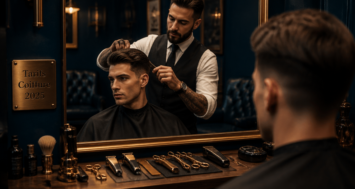 tarif coiffure 2025 coupe homme salon