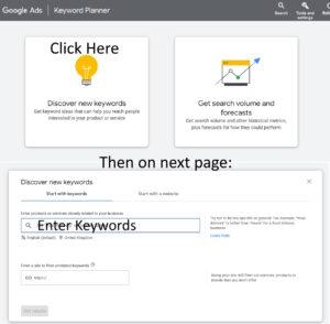 google keyword planner