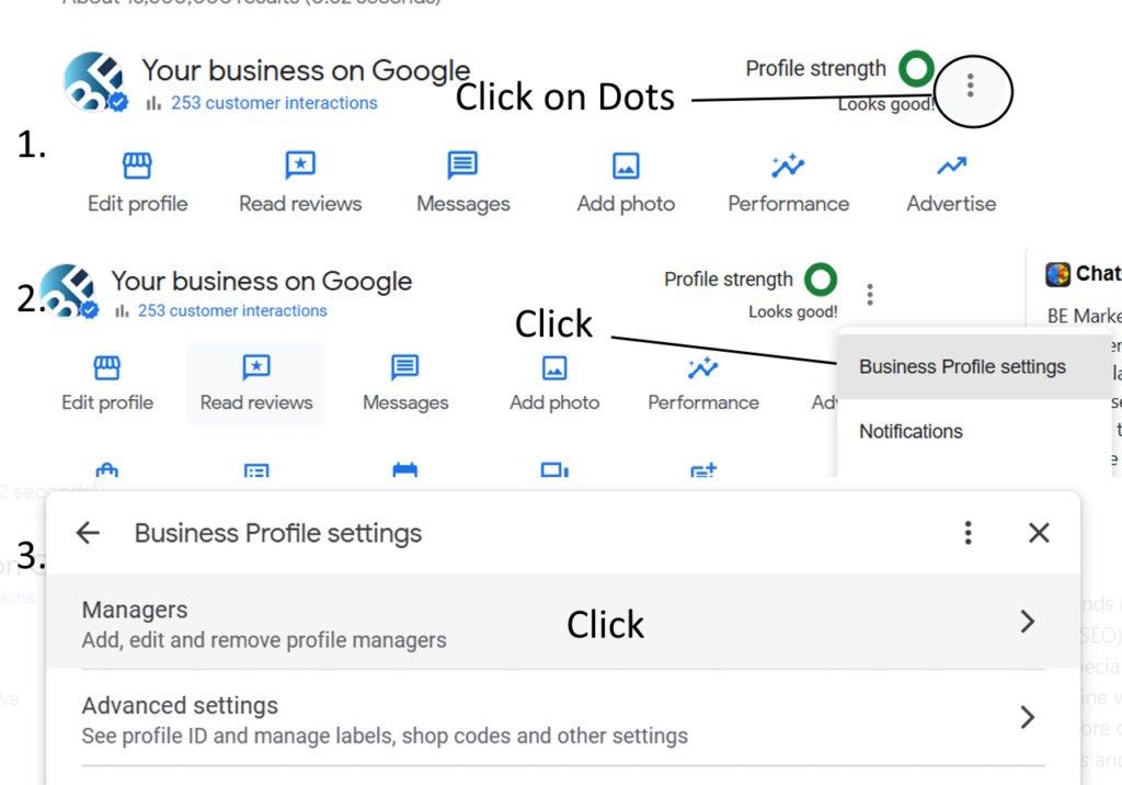 Find and Remove Managers from GBP